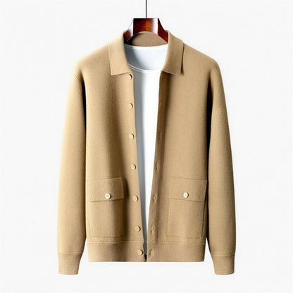 Cardigan homme cachemire beige