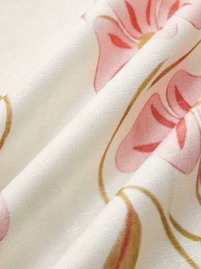 Robe d'Été Femme Blanche – Coupe Fluide Légère & Allure Bohème