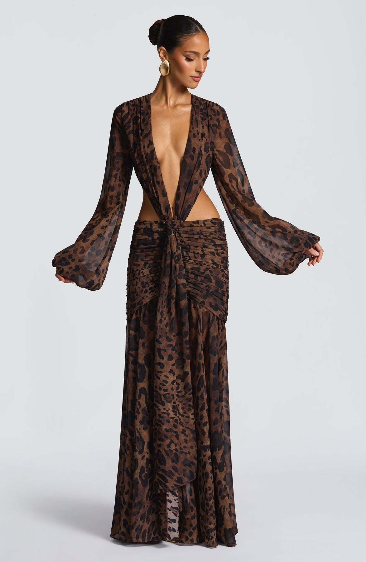 Robe de Soirée Maxi Femme – Coupe Longue, Effet Ventre Plat & Coloris Variés