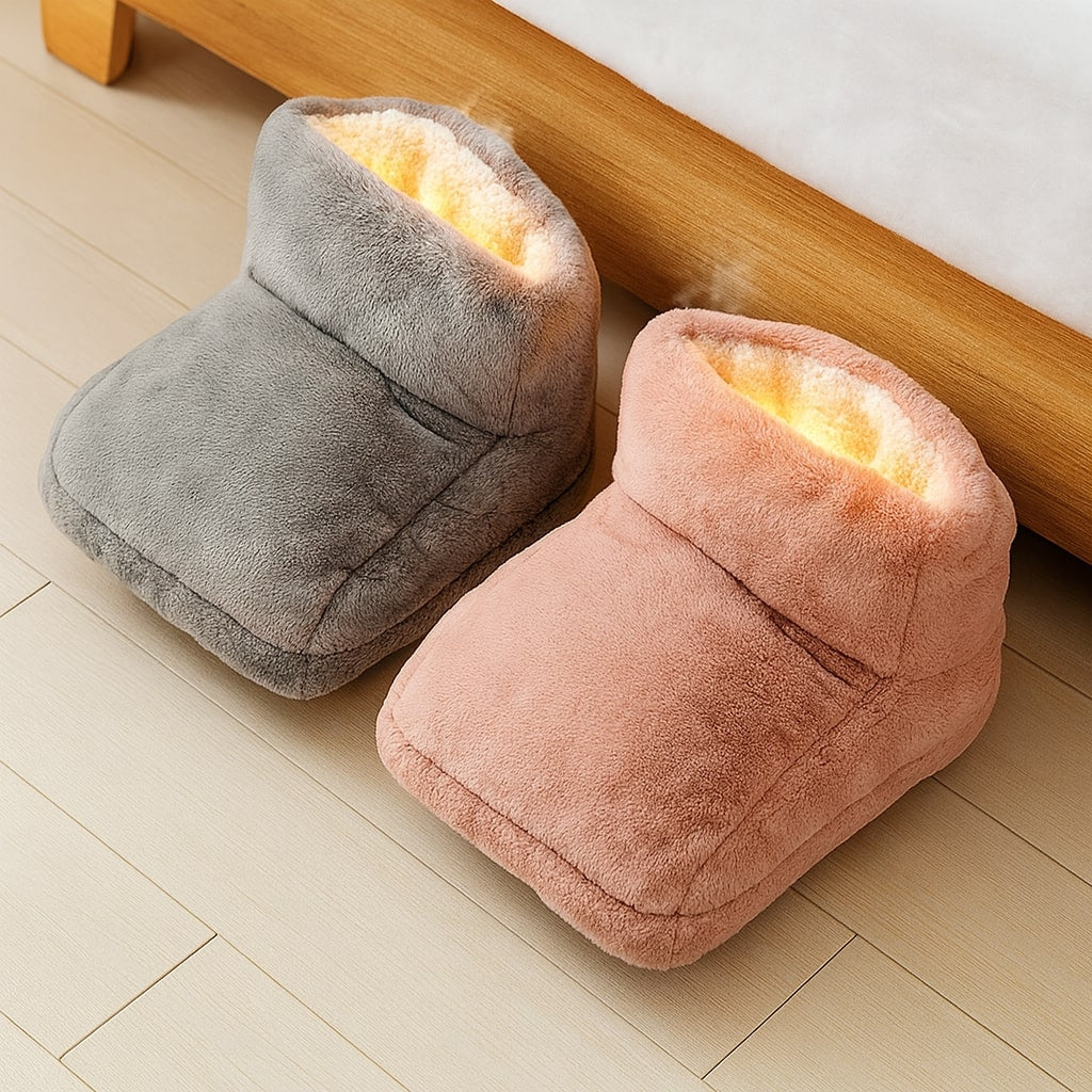 Chauffe-pieds électrique chauffant, coussin cocooning pour pieds froids