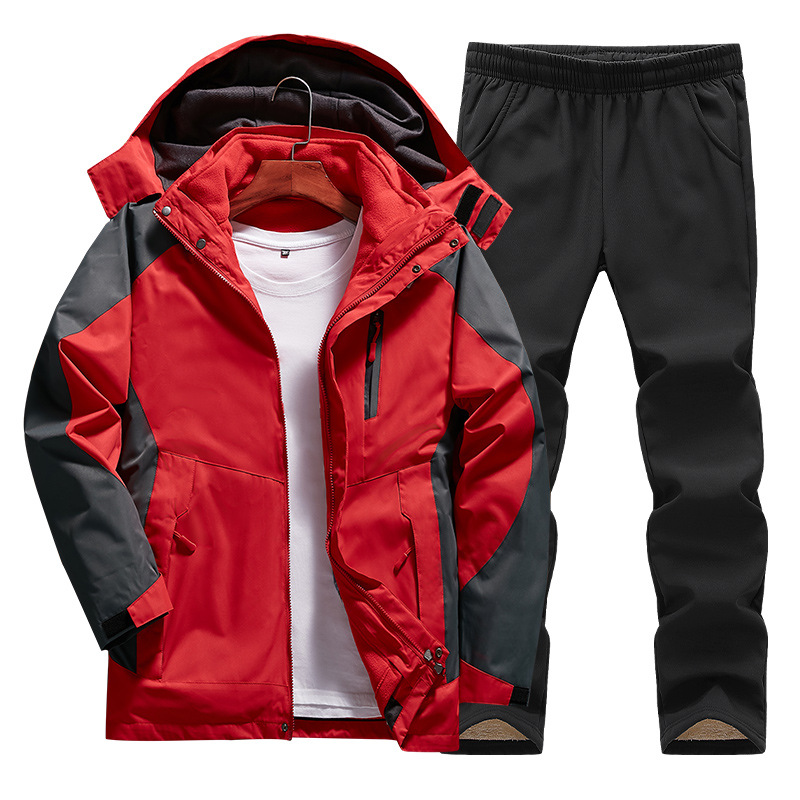 Ensemble softshell femme – coloris rouge