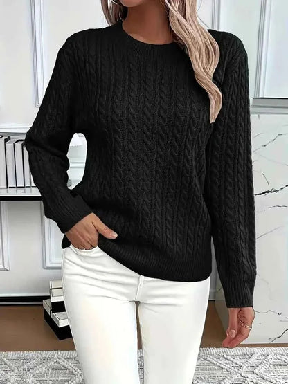 pull en maille femme, coloris noir