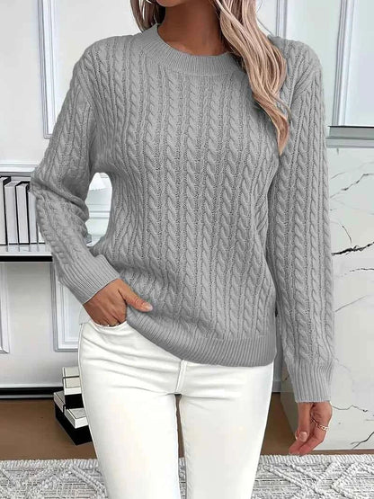 pull en maille femme, coloris gris