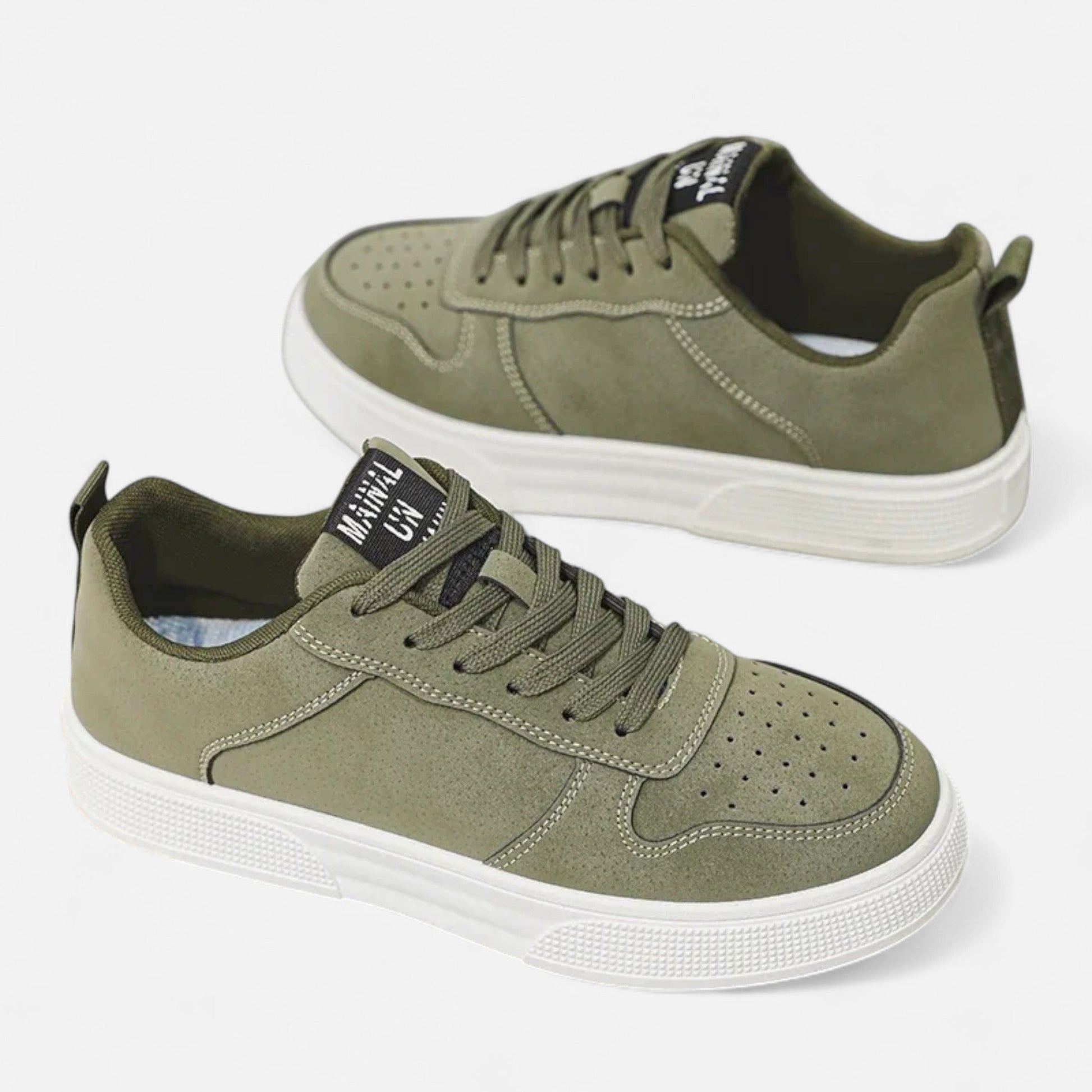 Baskets homme - coloris vert