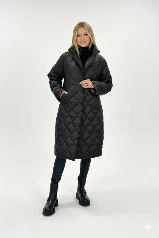Veste matelassée réversible femme Noir