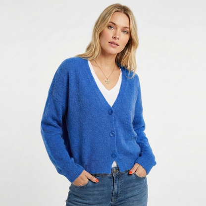 Cardigan femme Bleu