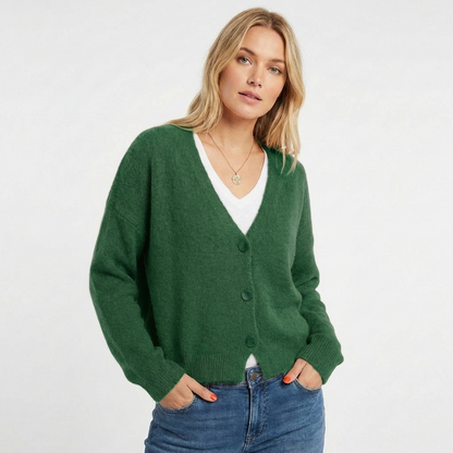 Cardigan femme Vert foncé