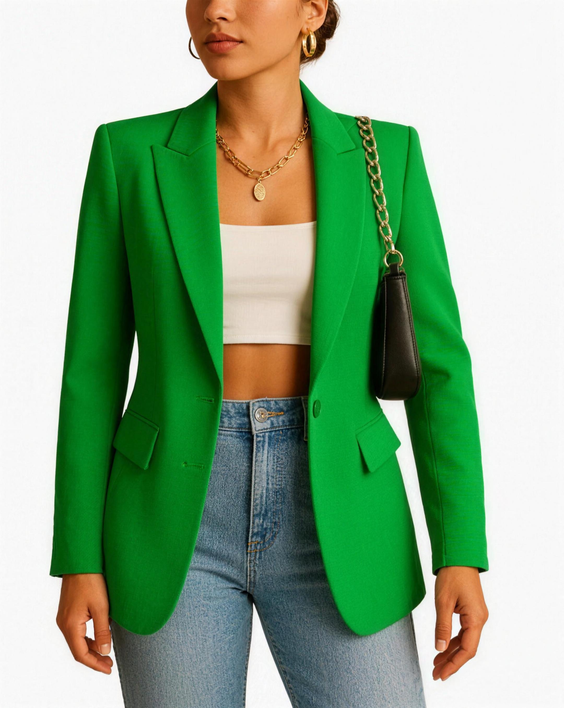 Blazer Femme Cintré – Tenue Bureau Chic & Invitée de Mariage | Élégance Moderne & Silhouette Structurée
