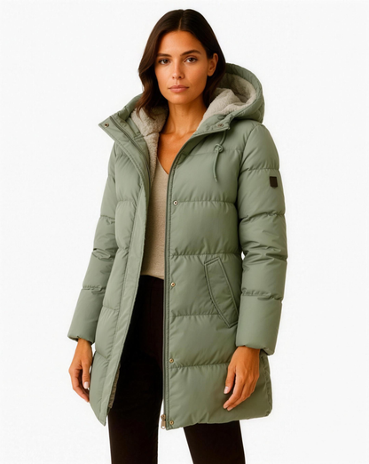 Doudoune Femme Longue Capuche – Chaude & Élégante | Style Chic Automne Hiver