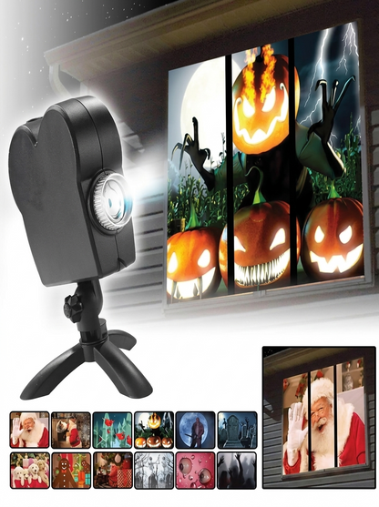 Projecteur Halloween hanté, vue principale du produit