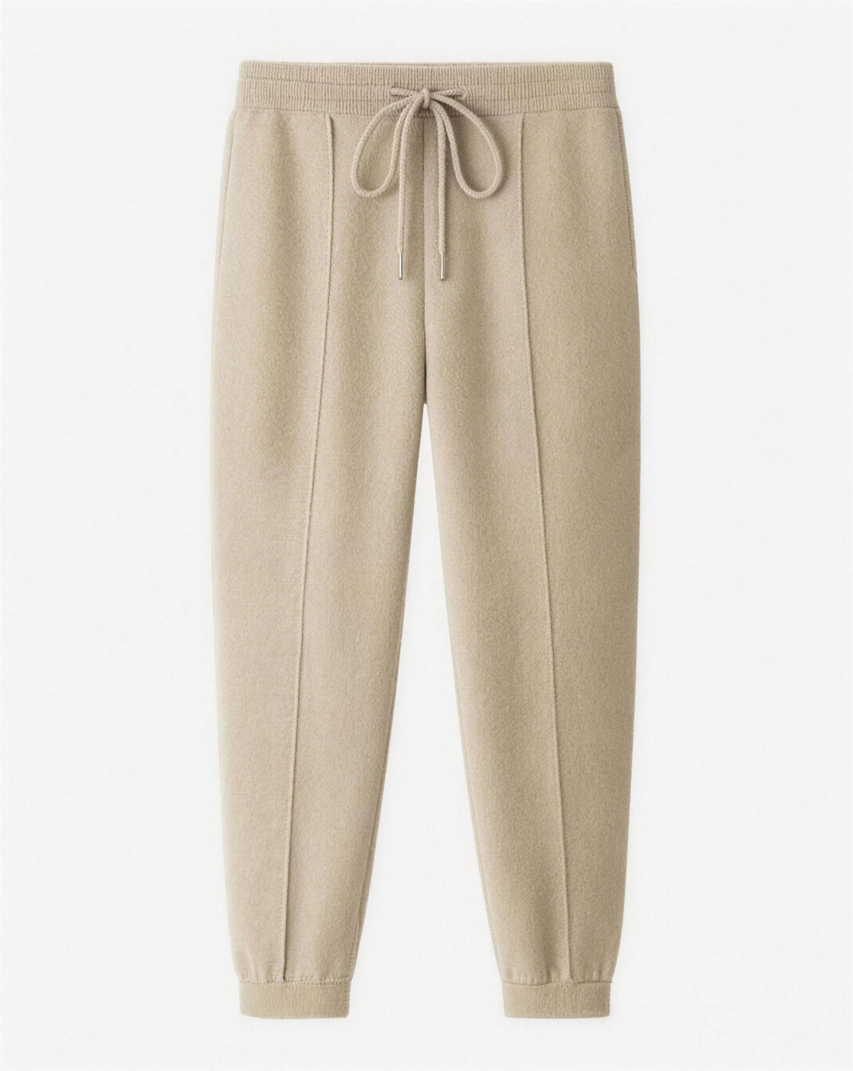 Pantalon en cachemire femme, détail du tissu