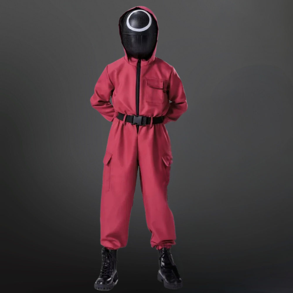 Costume enfant combinaison masque cercle