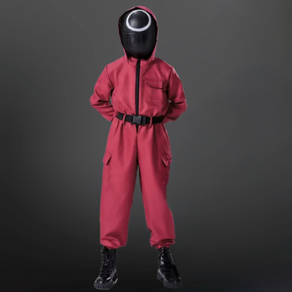 Costume enfant combinaison masque cercle