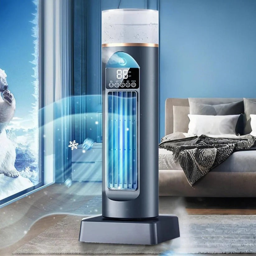 Ventilateur Tour sans Pales avec Brumisation