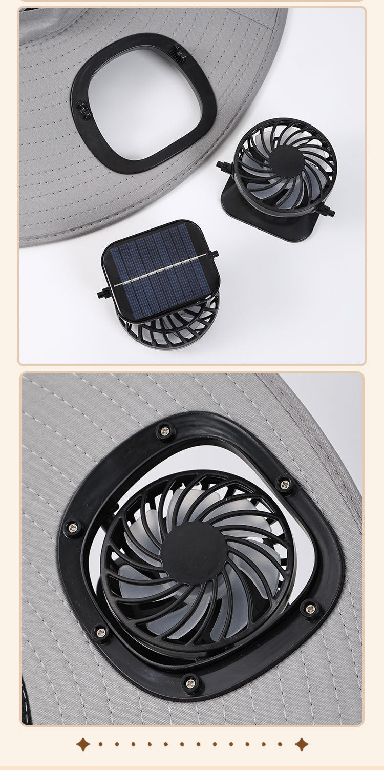 Casquette Ventilée à Énergie Solaire