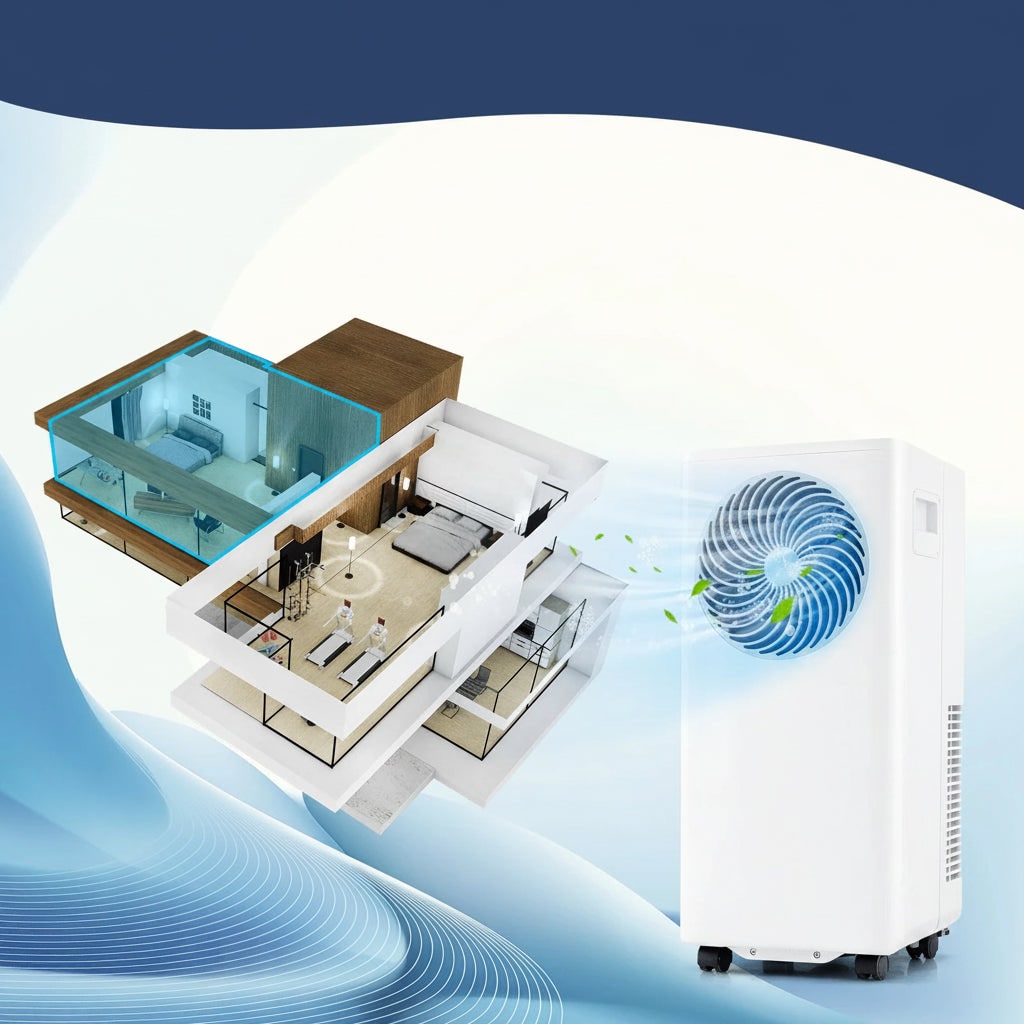 Climatiseur Ventilateur sur Pied 3-en-1