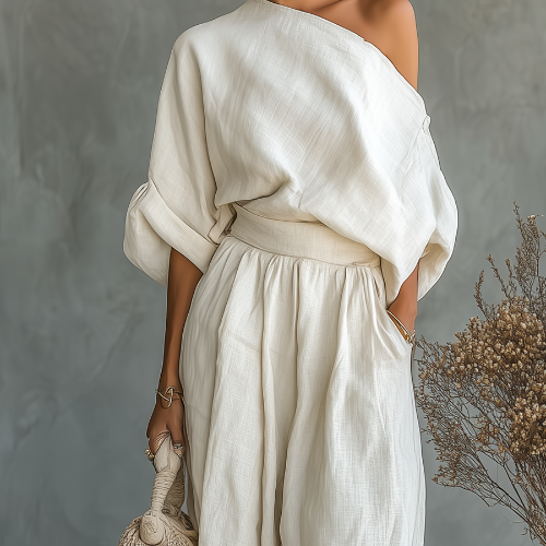 Ensemble Bohème Luxe Lin - vue 2