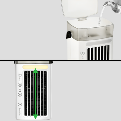 Mini Refroidisseur d'Air Portable en usage