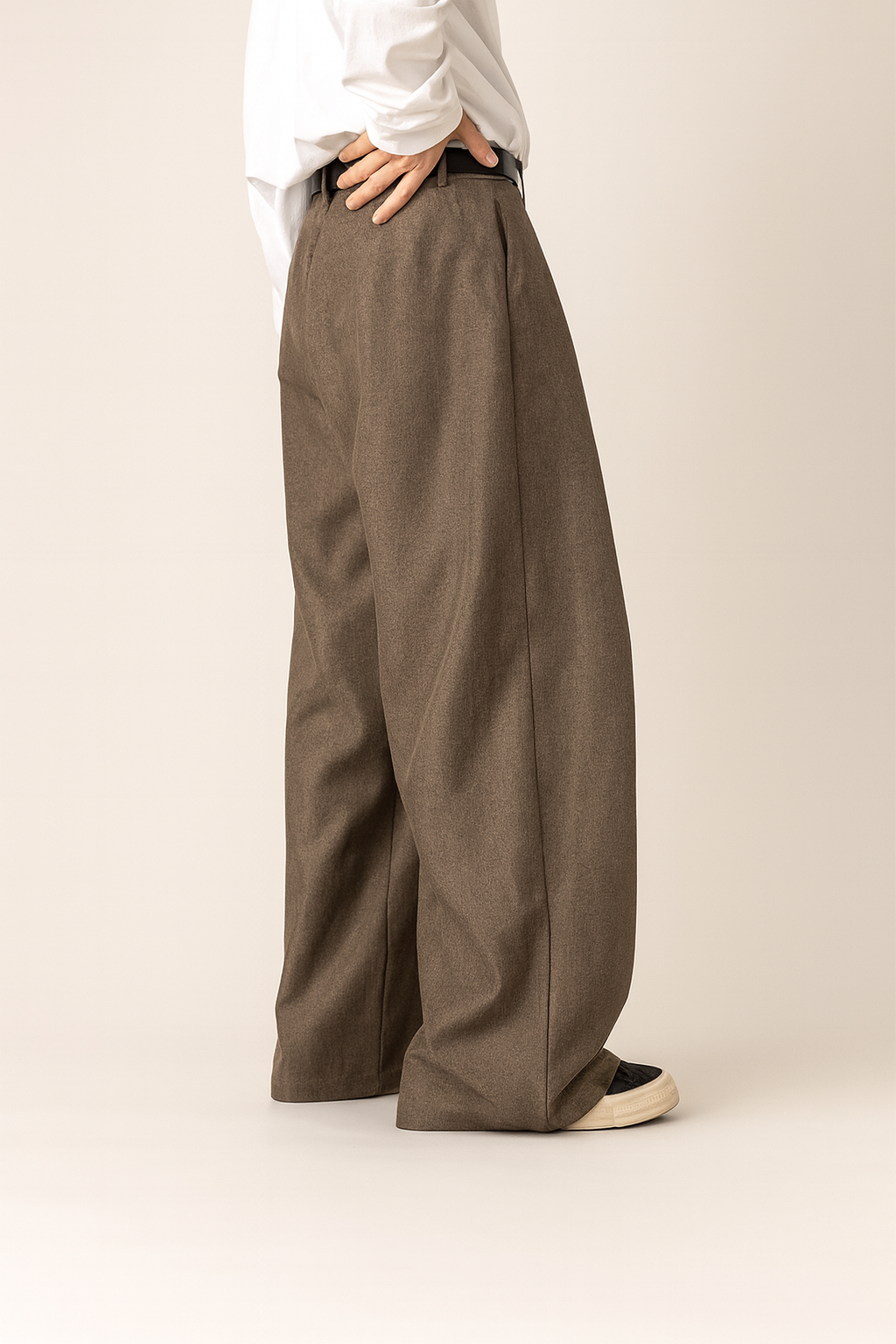 Pantalon Homme à Plis – Coupe Ajustée & Confort, Style Casual Chic
