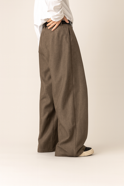 Pantalon Homme à Plis – Coupe Ajustée & Confort, Style Casual Chic