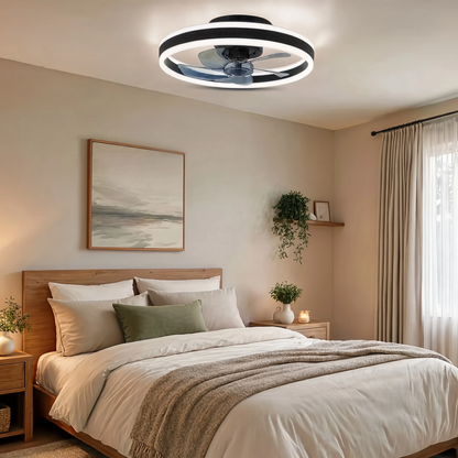 Plafonnier LED Ventilateur – chambre