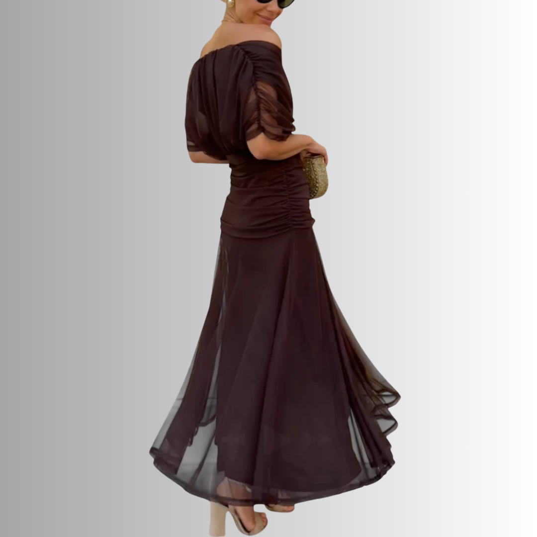 Robe Longue Épaules Dénudées - vue 7