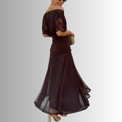 Robe Longue Épaules Dénudées - vue 7