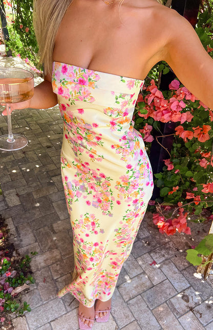 Robe Longue Fleurie Femme – Imprimé Bloom & Coupe Fluide, Élégance Bohème Été