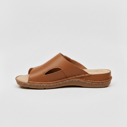 Sandales Orthopédiques Femme Cuir Vegan – Semelle Ergonomique & Soutien Voûte | Confort Marche Quotidienne