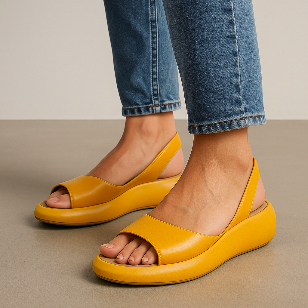 Sandales Plates Femme Brides Fines Coloris Vifs – Ergonomiques & Légères | Confort Estival