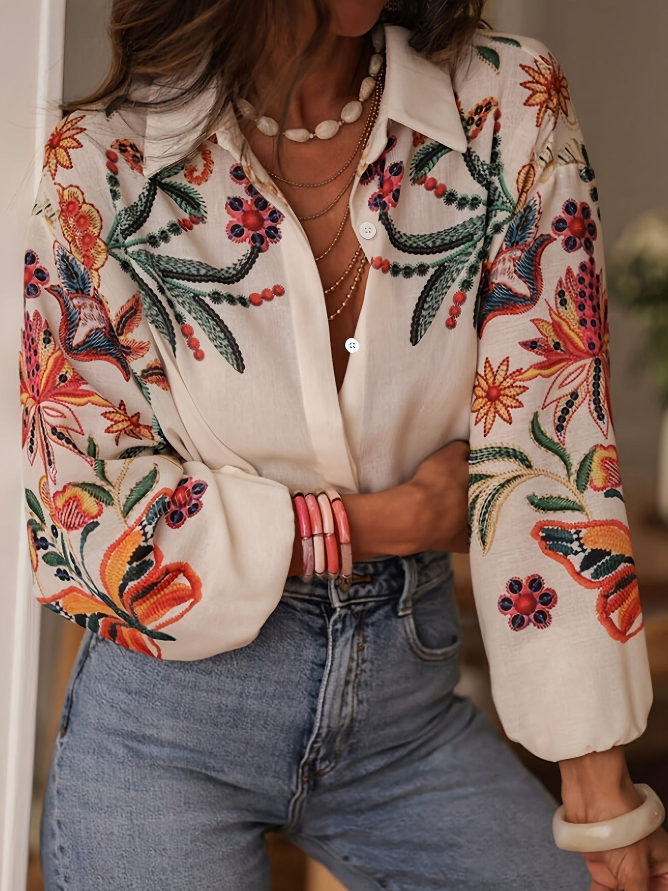 Top Femme – Coupe Fluide & Élégante, Style Tendance Chic