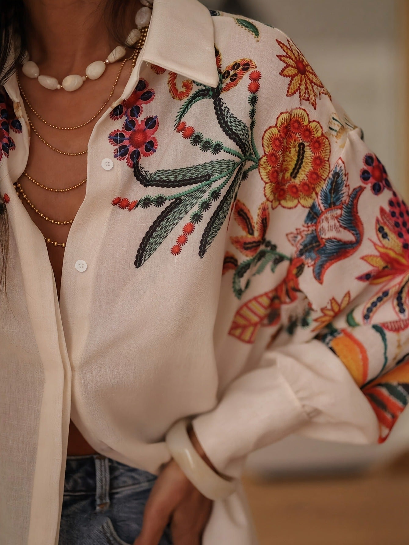 Top Femme – Coupe Fluide & Élégante, Style Tendance Chic