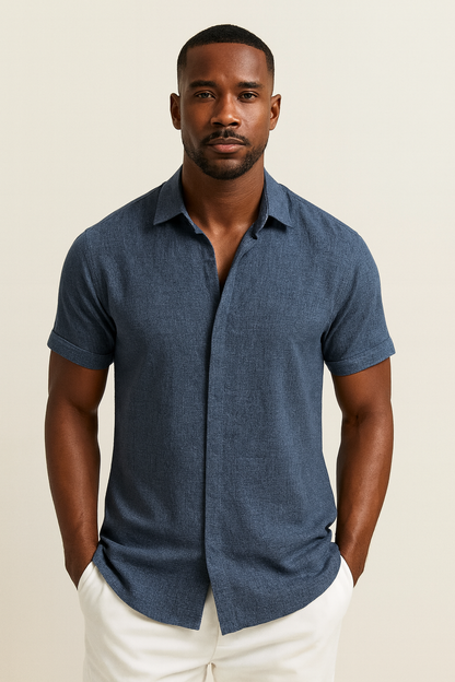 Top Homme – Coupe Ajustée & Matière Douce, Style Casual Tendance