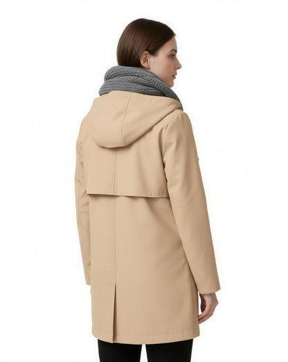 Trench Coat Long Femme, coloris Beige