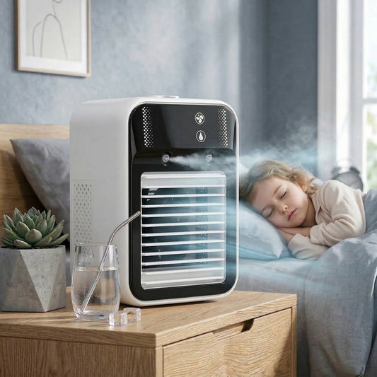 Ventilateur Brumisateur Rechargeable Double Spray Nano