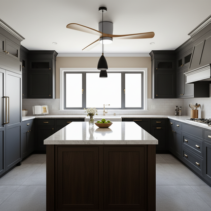 Ventilateur de Plafond en Bois d'Érable