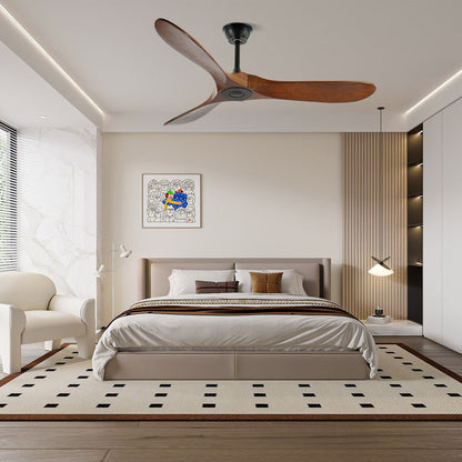 Ventilateur de Plafond en Bois Noyer