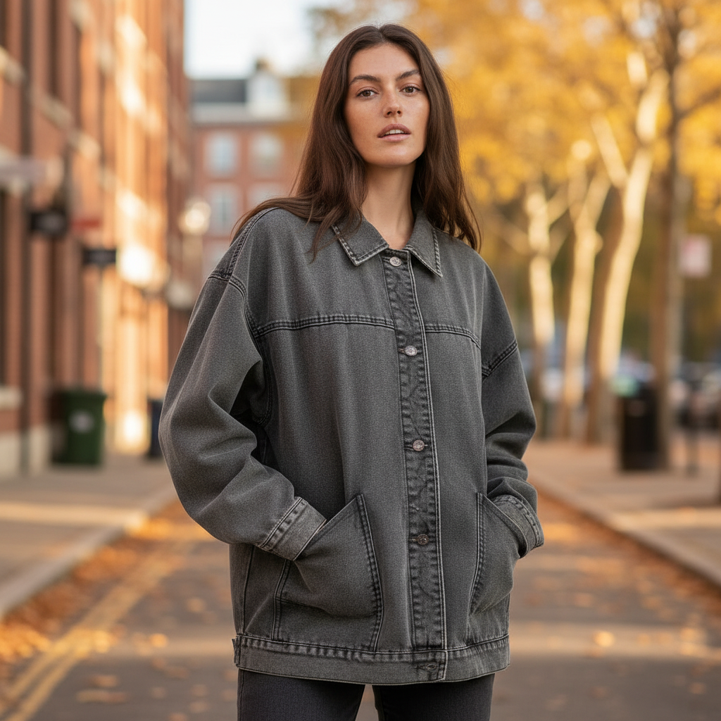 Veste Légère Femme – Coupe Fluide & Style Décontracté, Indispensable Mi-Saison