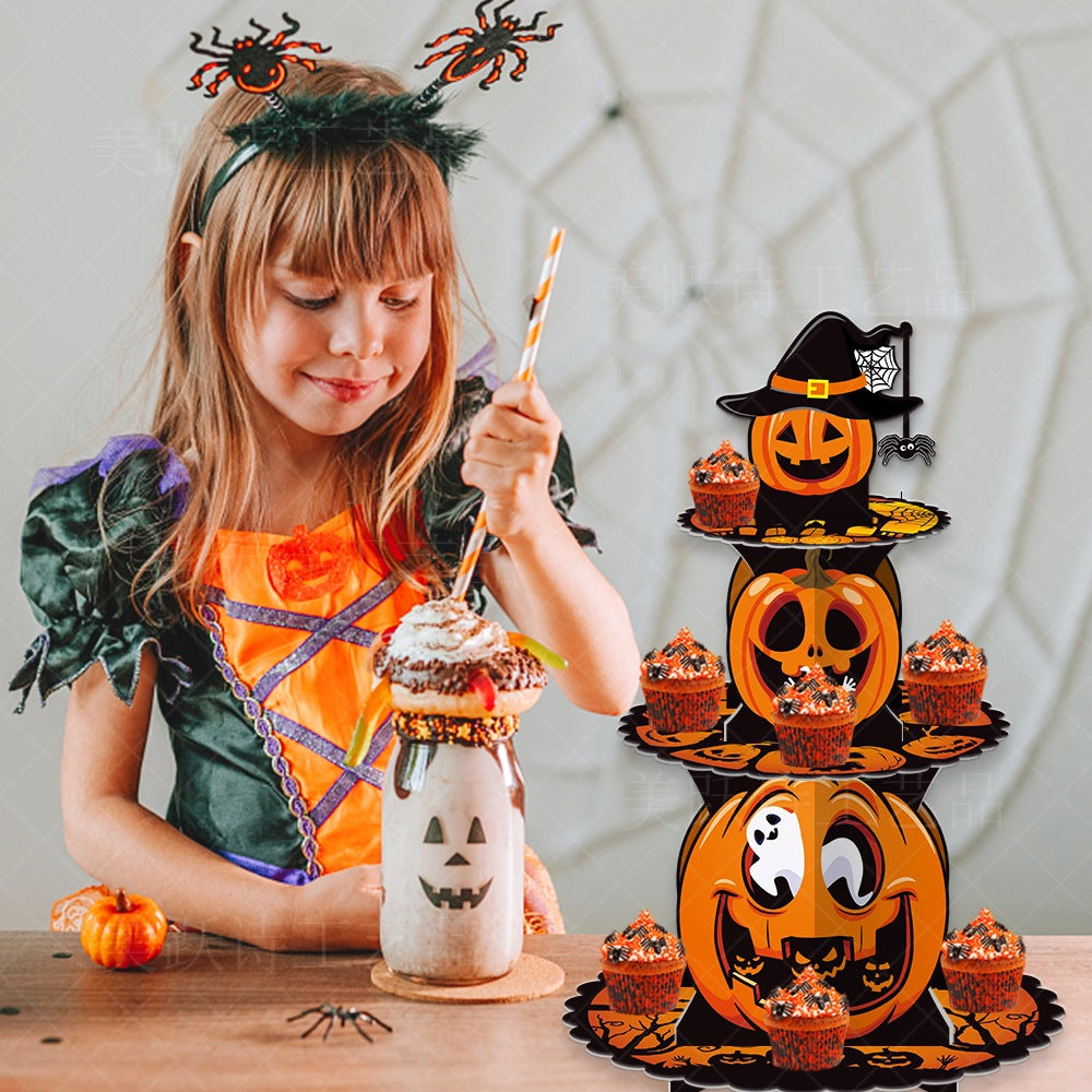 Présentoir à cupcakes Halloween, détail