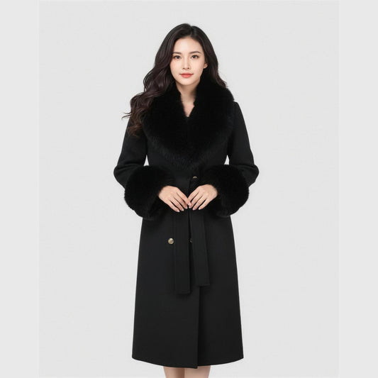 Manteau Long Laine Col Poignets - Google Ads square
