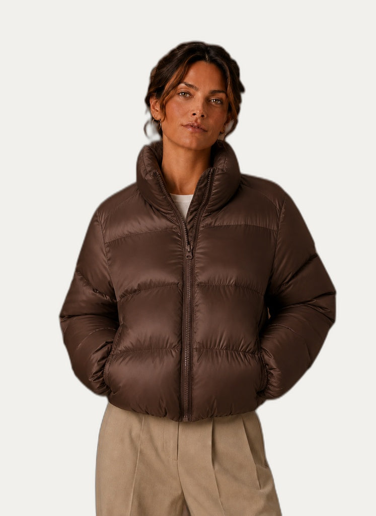 Veste hivernale pour femme - Coupe ajustée et construction quiltée
