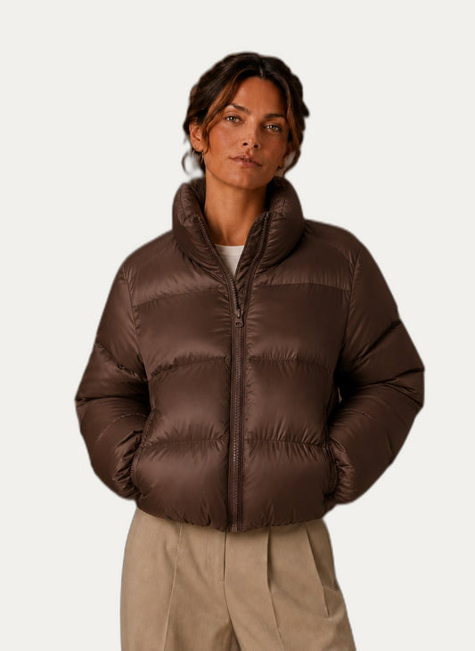 Veste hivernale pour femme - Coupe ajustée et construction quiltée