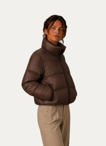 Veste hivernale pour femme - Coupe ajustée et construction quiltée