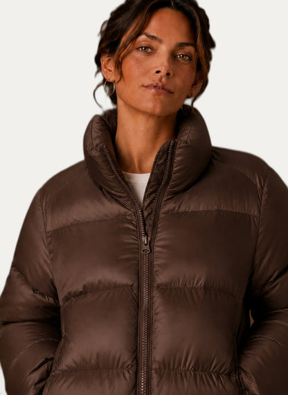 Veste hivernale pour femme - Coupe ajustée et construction quiltée