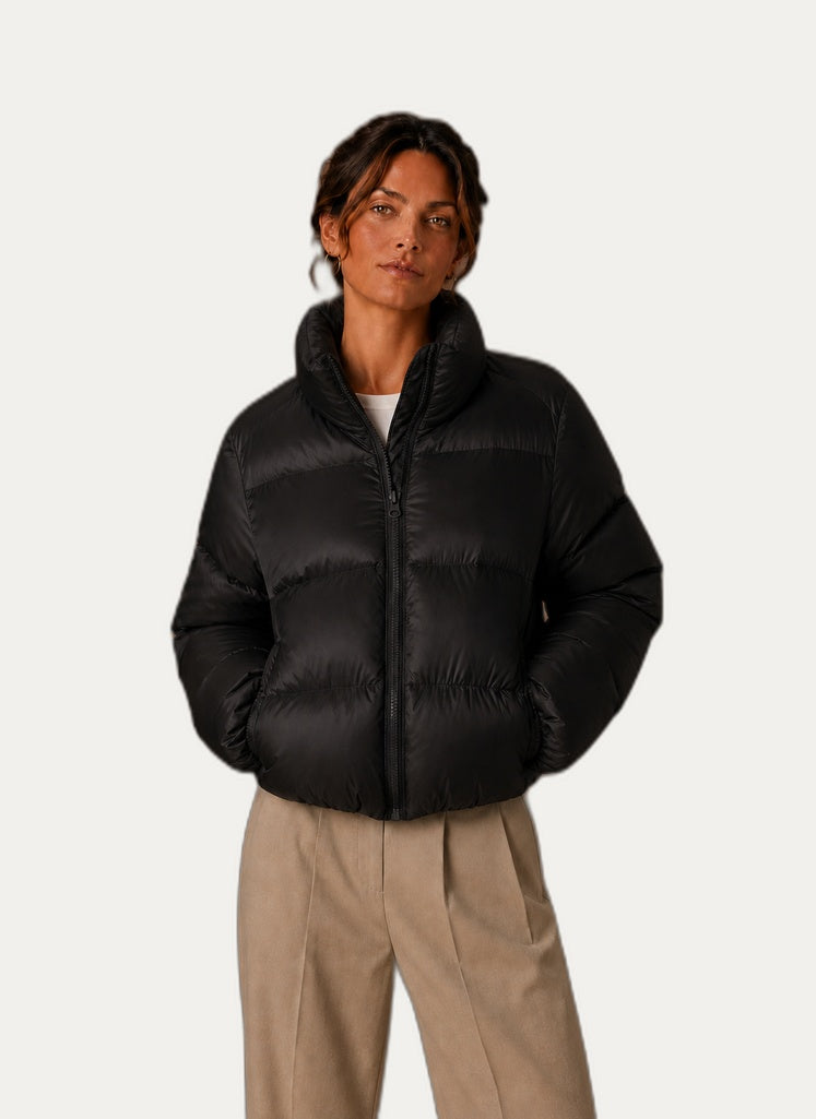 Veste hivernale pour femme - Coupe ajustée et construction quiltée