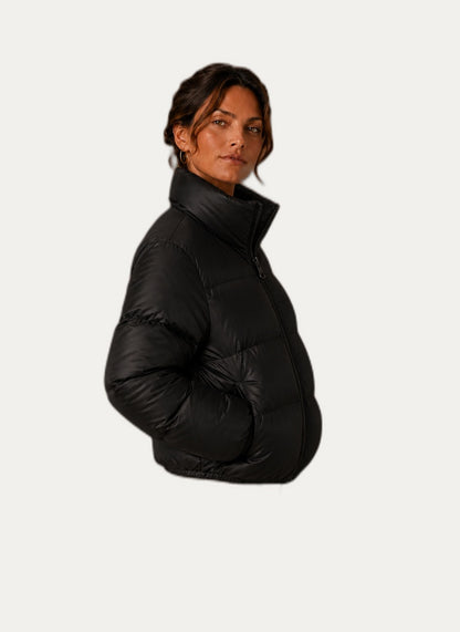 Veste hivernale pour femme - Coupe ajustée et construction quiltée