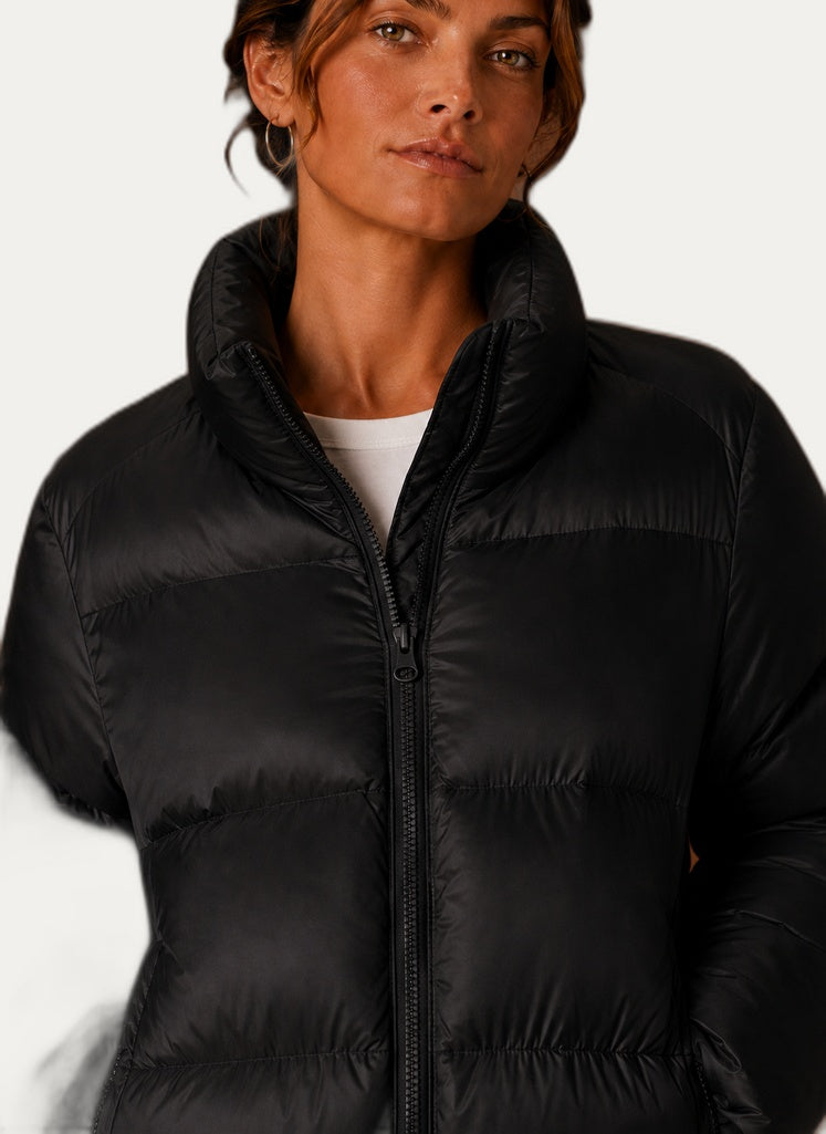Veste hivernale pour femme - Coupe ajustée et construction quiltée