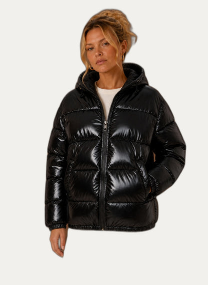 Veste hivernale gonflable pour femme - Veste d'hiver décontractée