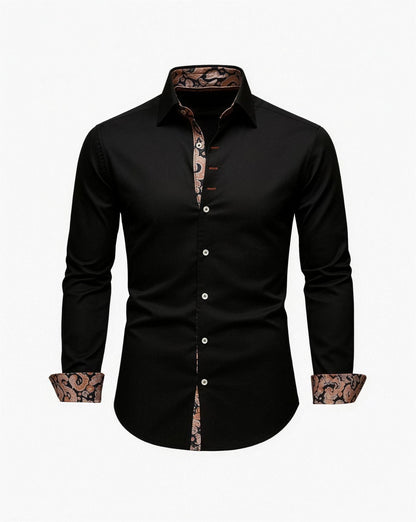 Chemise Homme Moderne Classique, coloris Noir