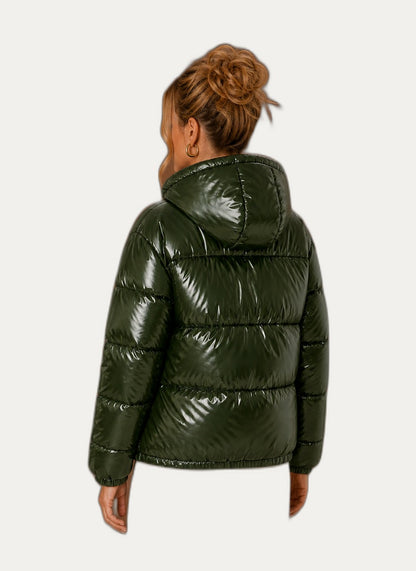 Veste hivernale gonflable pour femme - Veste d'hiver décontractée